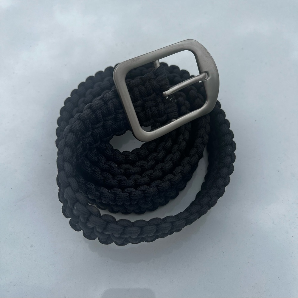 Colt Black Tactical Paracord Survival Belt Measures 50”
